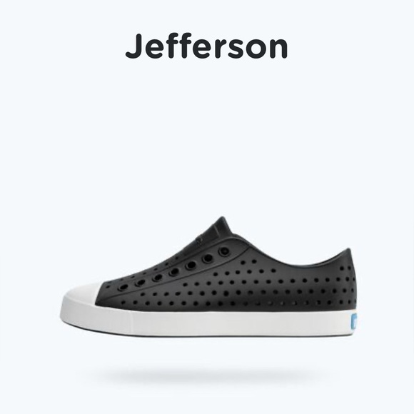 Unisex Native Jefferson Slip On Black Loafer Sneakers Size Women’s 9/Men’s 7 - Picture 1 of 12
